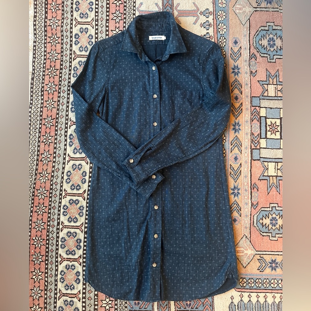 Taylor Stitch Indigo Star Jane Dress